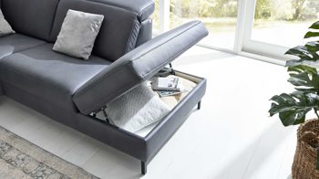 Funktion Interliving aus Metall in Transparent Interliving Sofa Serie 4064 - Aufklappfunktion F manuell