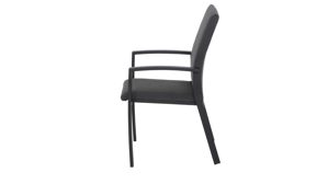 Gartenstuhl /-sessel Gautzsch aus Aluminium Kunstfaser in Anthrazit siena garden Gartenstuhl Stapelsessel SONIS Gestell Aluminium anthrazit, Bezug Sunbrella anthrazit