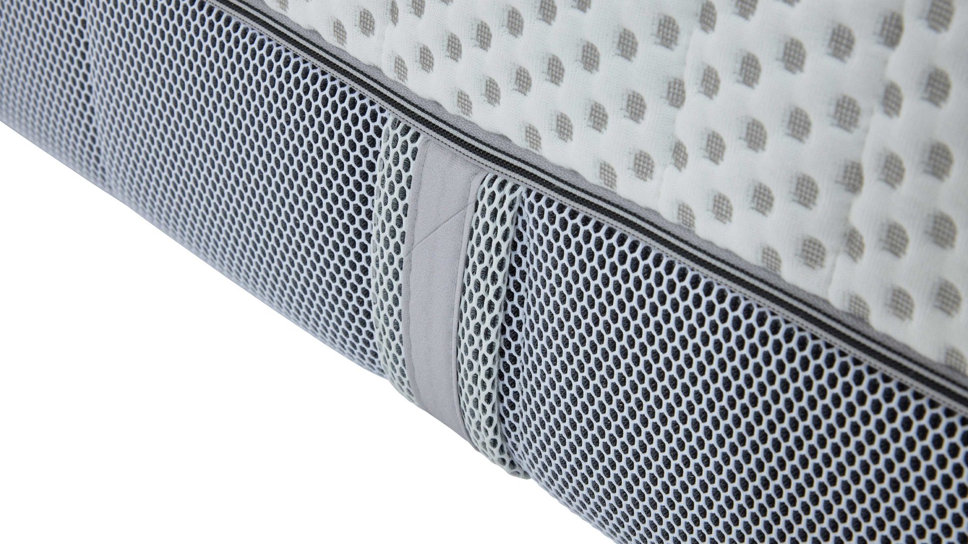 Federkernmatratze Interliving aus Stoff in Weiß Interliving Bettensystem Serie 1416 - TaschenfederkernmMatratze Taschenfederkern - Liegefläche ca. 90 x 200 cm