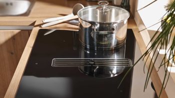 Einbauküche Express küchen aus Holz in Weiß EXPRESS KÜCHEN Einbauküche Star mit Einbaugeräten Weiß & Eiche astig - Stellfläche ca. 293 x 160 cm