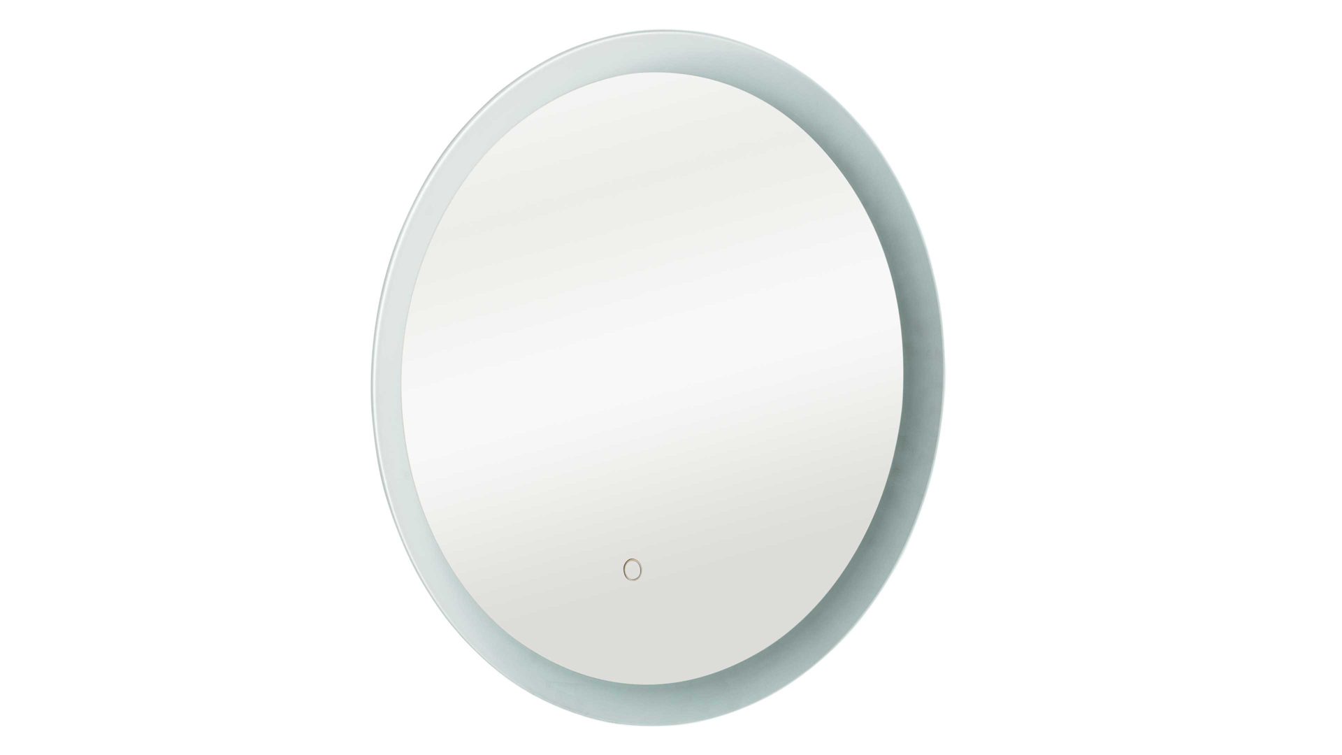 Wandspiegel Interliving aus Spiegel in Transparent Interliving Bad Serie 7332 - Spiegel mit Beleuchtung Durchmesser ca. 60 cm