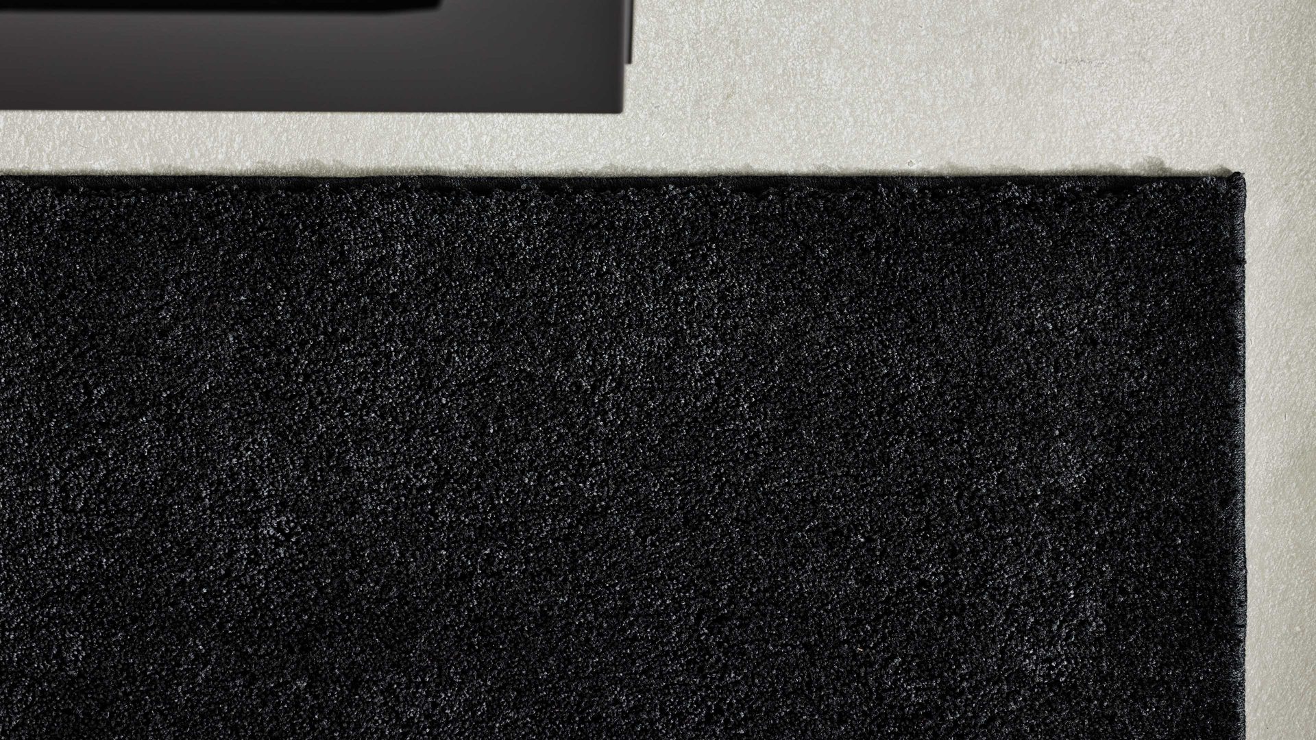 Badematte / Badeteppich Interliving aus Kunstfaser in Anthrazit Interliving Badteppich Serie 9112 Anthrazit - ca. 65 x 115 cm