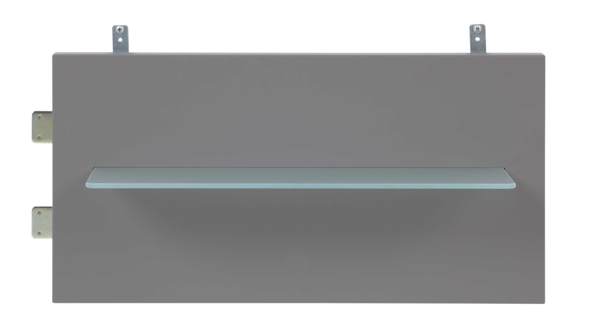 Paneel Interliving aus Holz in Dunkelgrau Interliving Kleiderschrank Serie 1207 – Paneelaufsatz rechts - Manhattan, Breite ca. 60 cm