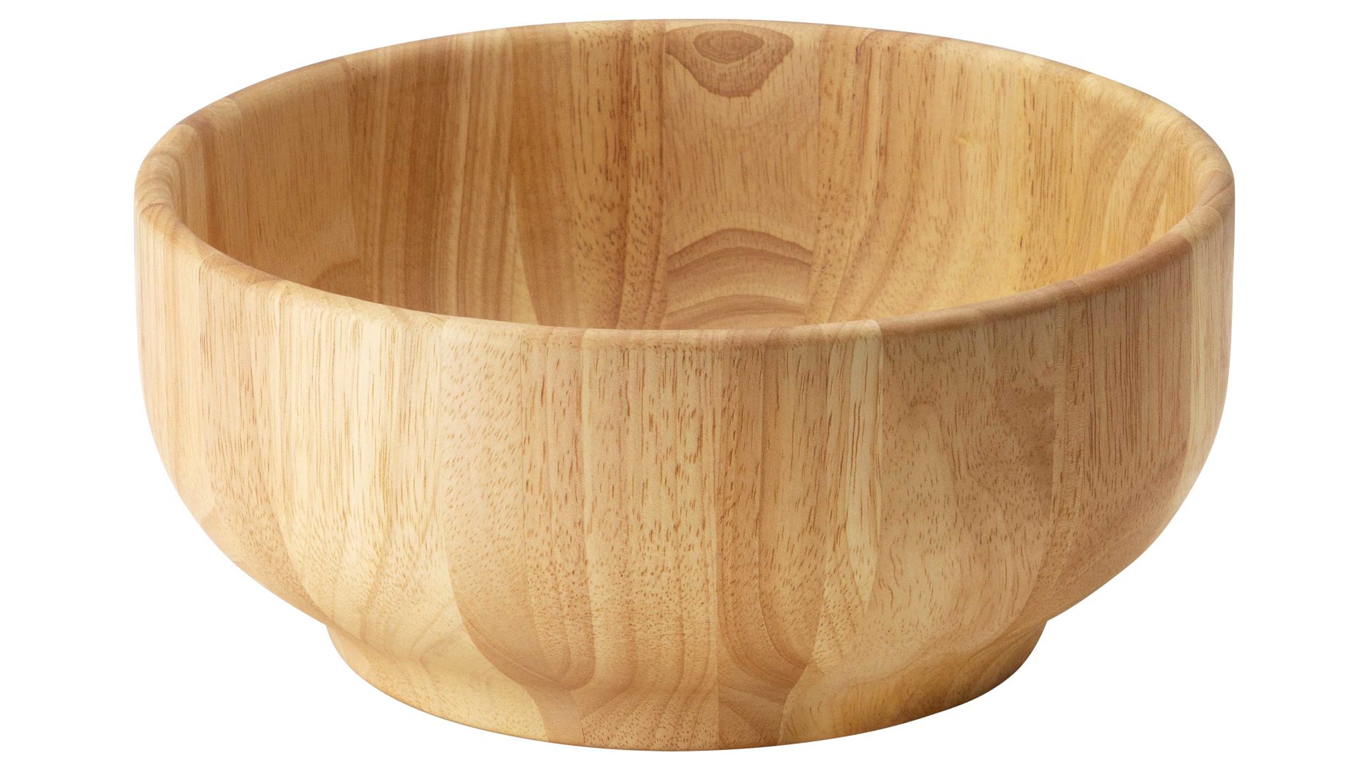 Schüssel Continenta aus Holz in Holzfarben CONTINENTA Holz-Schüssel Gummibaumholz - Durchmesser ca. 26 cm