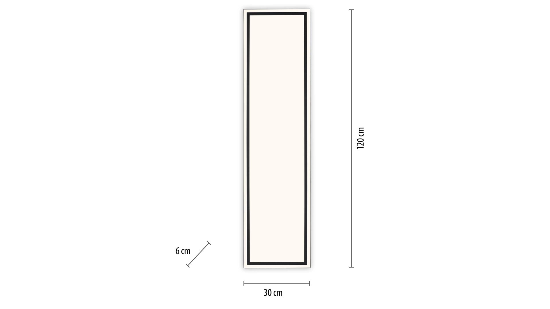 Deckenleuchte Just light. (leuchtendirekt) aus Metall in Schwarz JUST LIGHT. Leuchten Serie Tuya - per App steuerbare Deckenlampe schwarzes Metall & weißes Acryl - ca. 120 x 30 cm