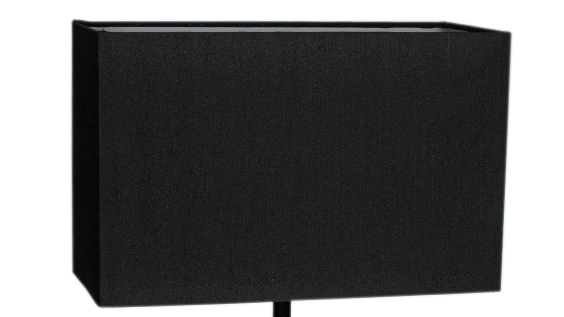 Tischleuchte By rydens aus Textil in Schwarz BY RYDÉNS Leuchten Serie Omega - Tischleuchte Schwarz & Schwarzchrom - Höhe ca. 52 cm