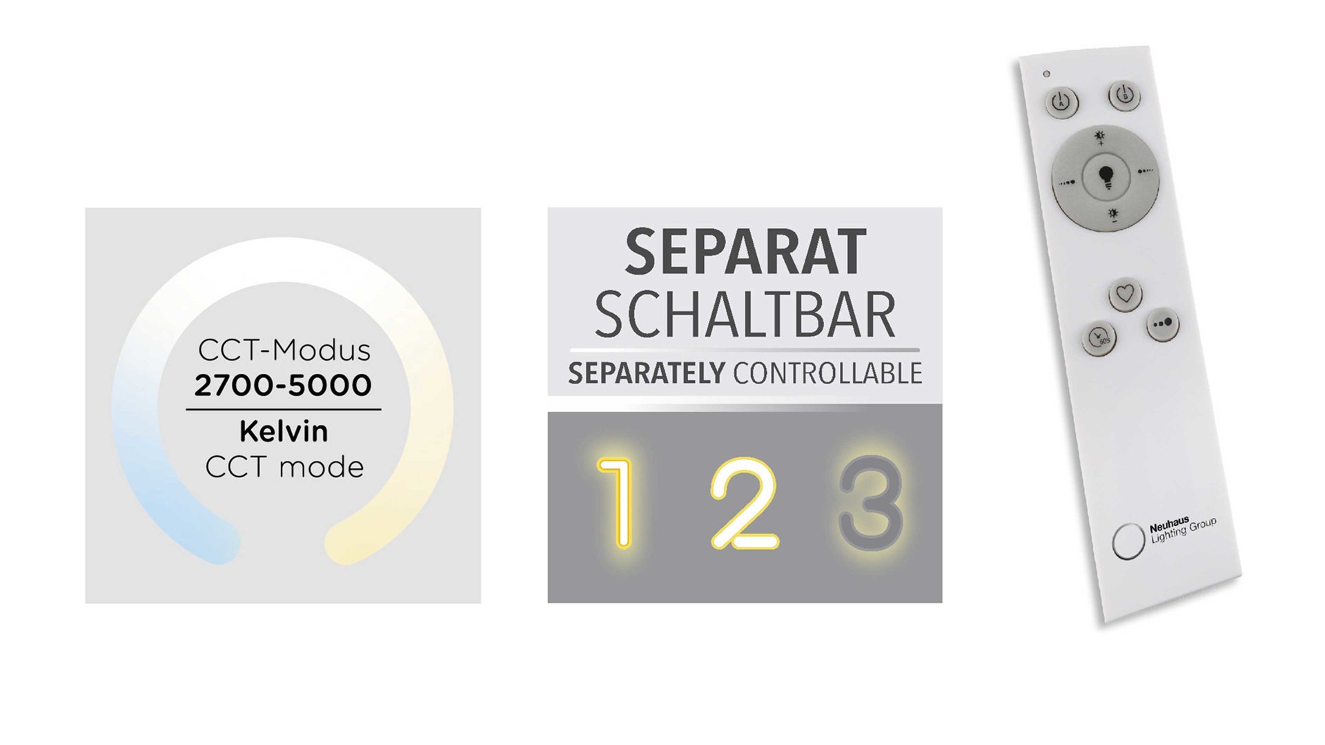 Deckenleuchte Just light. (leuchtendirekt) aus Metall in Metallfarben JUST LIGHT. Leuchten Serie Asmin - Deckenleuchte Metall - Länge ca. 99 cm