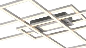 Deckenleuchte Just light. (leuchtendirekt) aus Metall in Metallfarben JUST LIGHT. Leuchten Serie Asmin - Deckenleuchte Metall - Länge ca. 99 cm