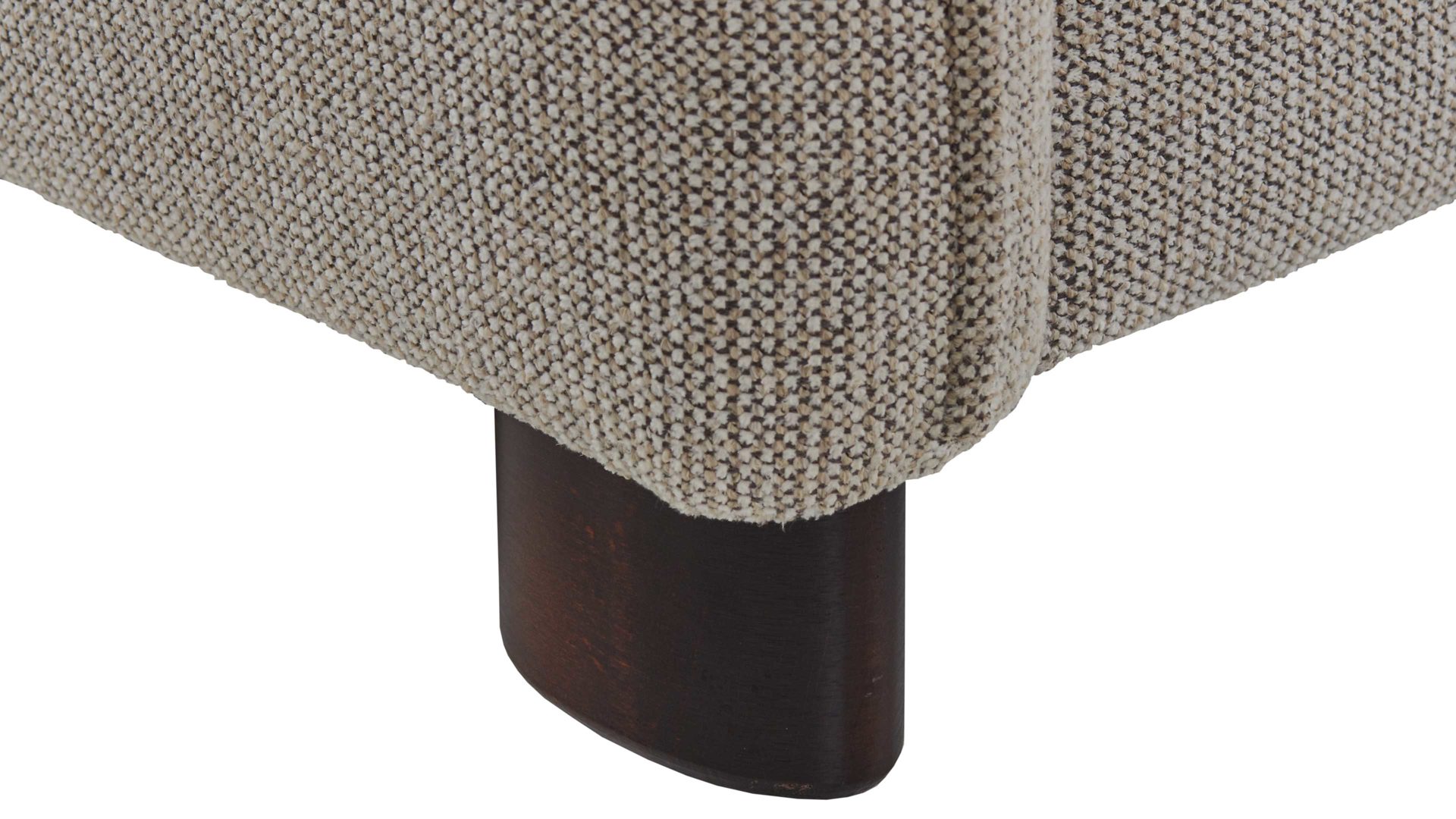 Schlafsofa Bali aus Stoff in Beige Schlafsofa Florenz beiger Bezug 2504 & Holzfüße 673 - Breite ca. 188 cm