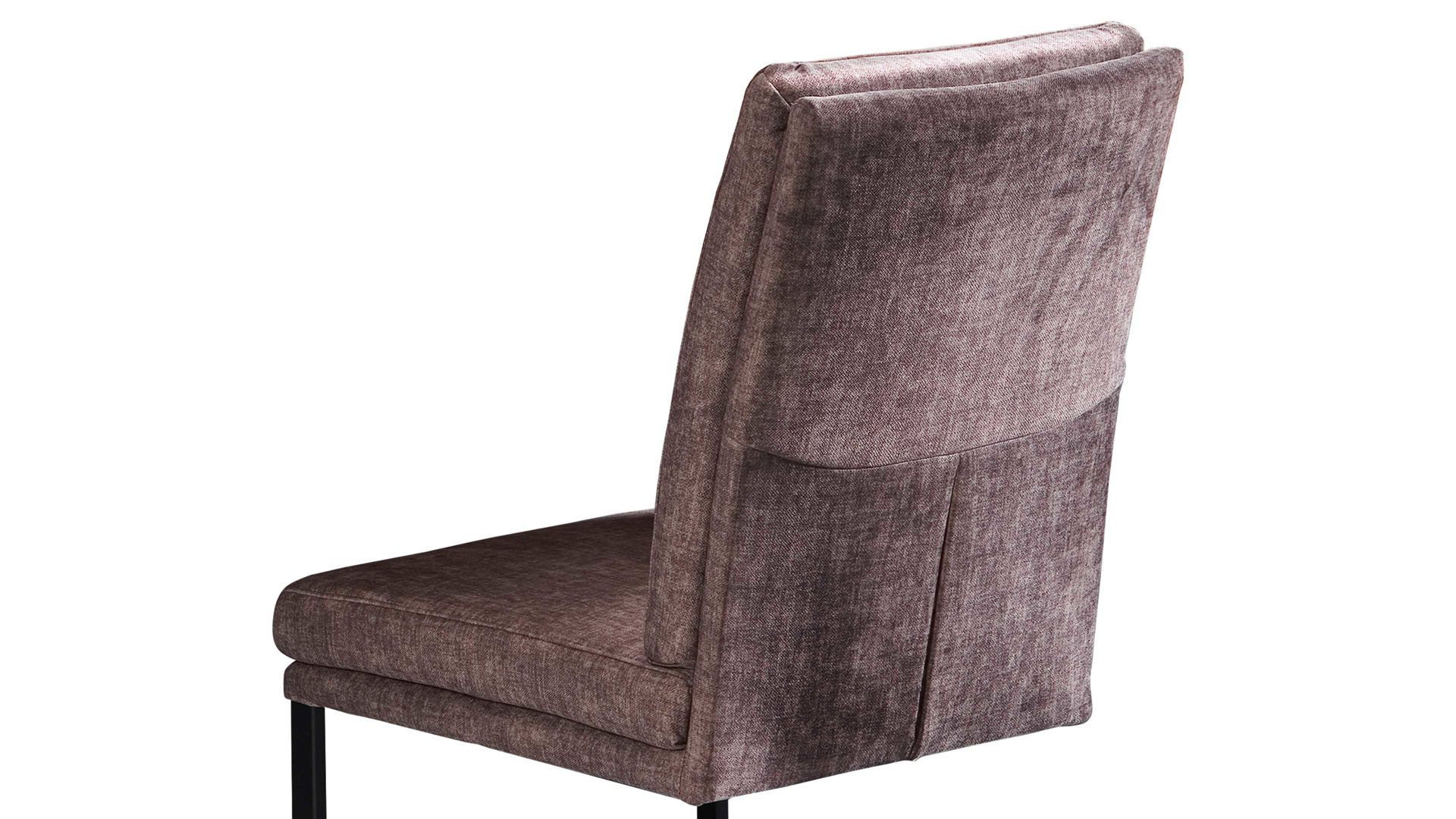 Schwingstuhl combinessa aus Stoff in Hellbraun Combinessa Serie Gavello - Schwingstuhl 6155 hellbrauner Stoffbezug H2O 0660-75 & schwarzes Metall