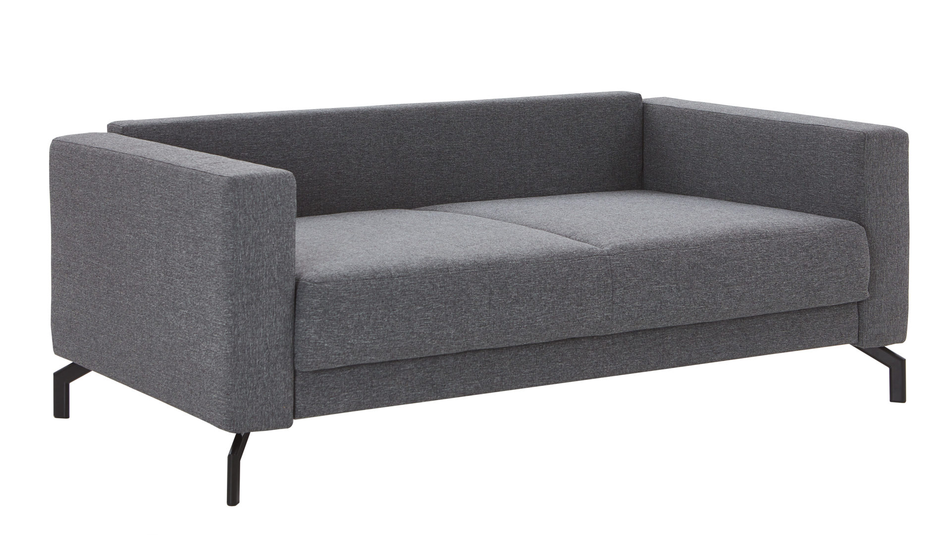 Schlafsofa Nehl aus Stoff in Grau Schlafsofa Florida grauer Bezug Aura - Liegefläche ca. 140 x 200 cm