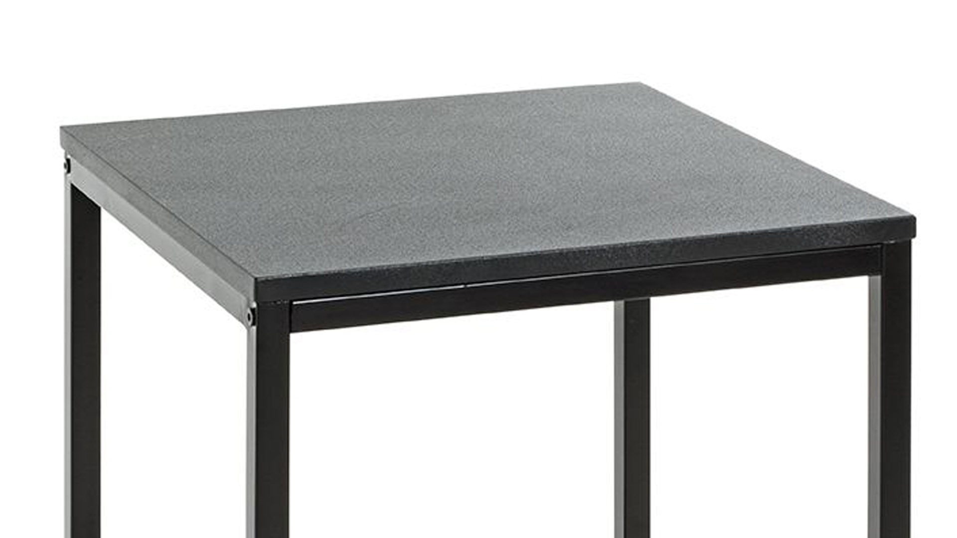 Beistelltisch Haku aus MDF in Schwarz Beistelltisch Schwarz - ca. 33 x 50 cm