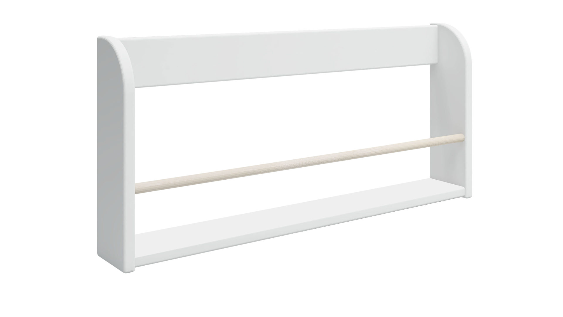 Regal Flexa® aus Holz in Weiß FLEXA® Kindermöbel Serie Dots - Wandregal Weiß - ca. 75 x 35 cm