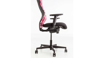 Chefsessel Topstar aus Kunststoff Metall Stoff in Schwarz Pink Weiß TOPSTAR Gaming-Drehstuhl Chefsessel SITNESS RS SPORT Rücken Camouflage pink, Sitz Stoff schwarz
