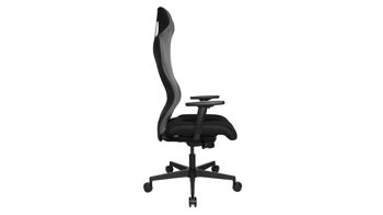Chefsessel Topstar aus Kunststoff Metall Stoff in Schwarz Grau TOPSTAR Gaming-Drehstuhl Chefsessel SITNESS RS SPORT Rücken grau, Sitz Stoff schwarz