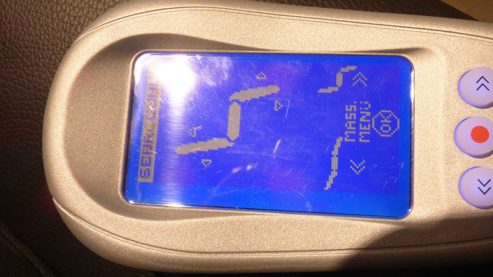 Relaxsessel Himolla aus Leder in Schwarz Silber HIMOLLA TV-Sessel 7418, HighTech Massagesessel Leder Rustika 24 Nacht, 86 N mit Massagefunktion, Sitz superlastic med