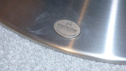 Relaxsessel Himolla aus Leder in Orange HIMOLLA Easy-Swing-Sessel 7227 58H, 2-motorig safranfarbenes LongLife-Leder Rustika & Edelstahl