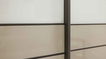 Komplettzimmer Interliving aus Holz in Weiß Interliving Schlafzimmer Serie 1032 – Komplettzimmer mit Wäschekommode Weiß & Kieselgrau - Liegefläche ca. 180 x 200 cm