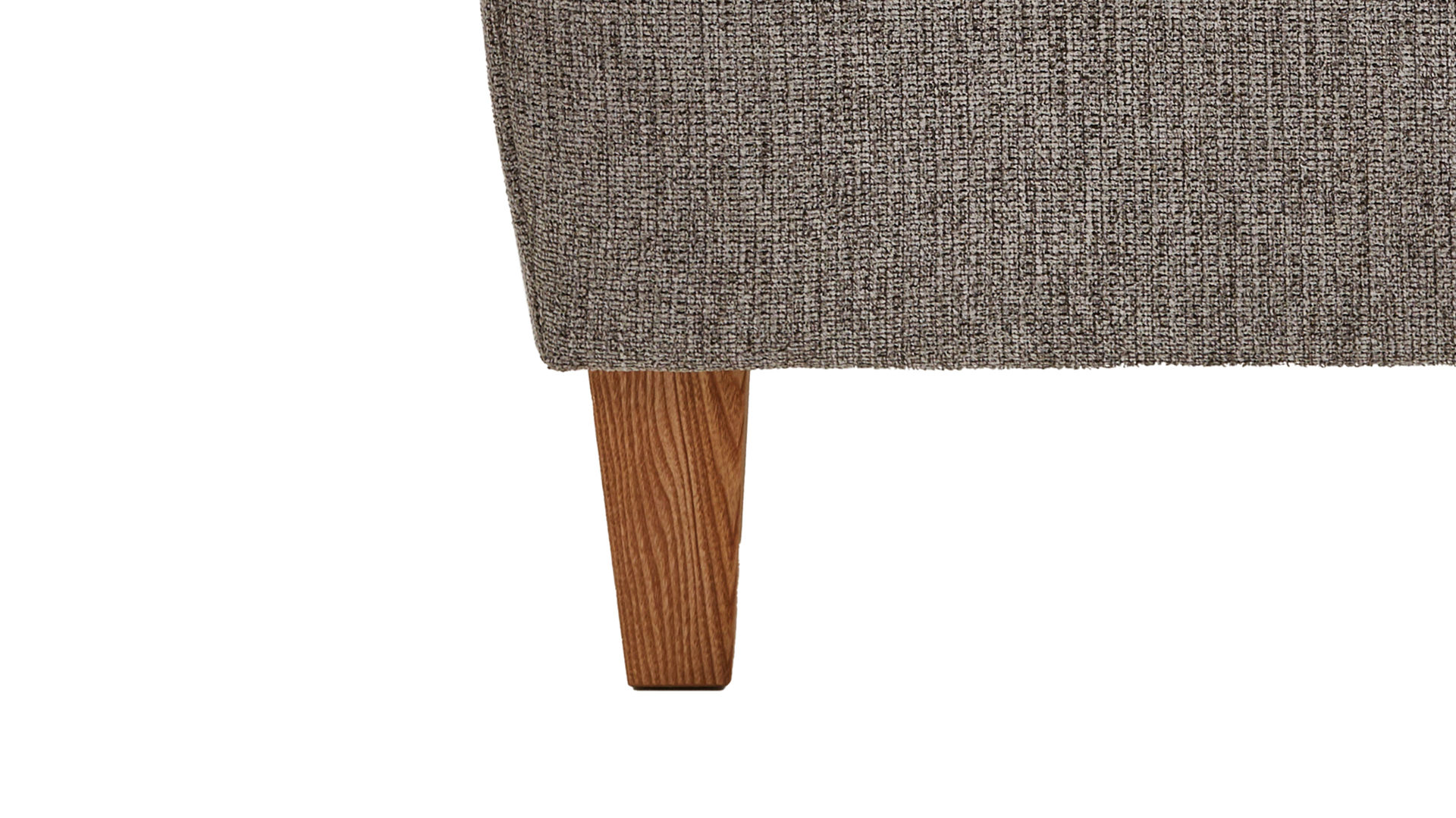 Polstersessel Steinpol sit&more aus Stoff in Hellgrau Polstersessel Bosse hellgraues Flachgewebe & naturfarbene Bucheholzfüße