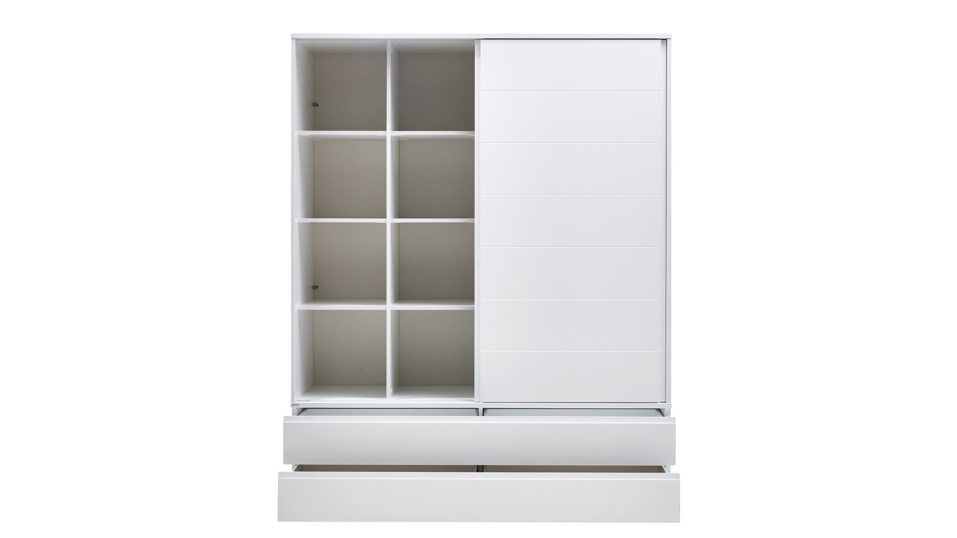 Kleiderschrank Paidi aus Holz in Weiß PAIDI Babyzimmer Fiona – Kleiderschrank Kreideweiß - zwei Türen, Breite ca. 164 cm