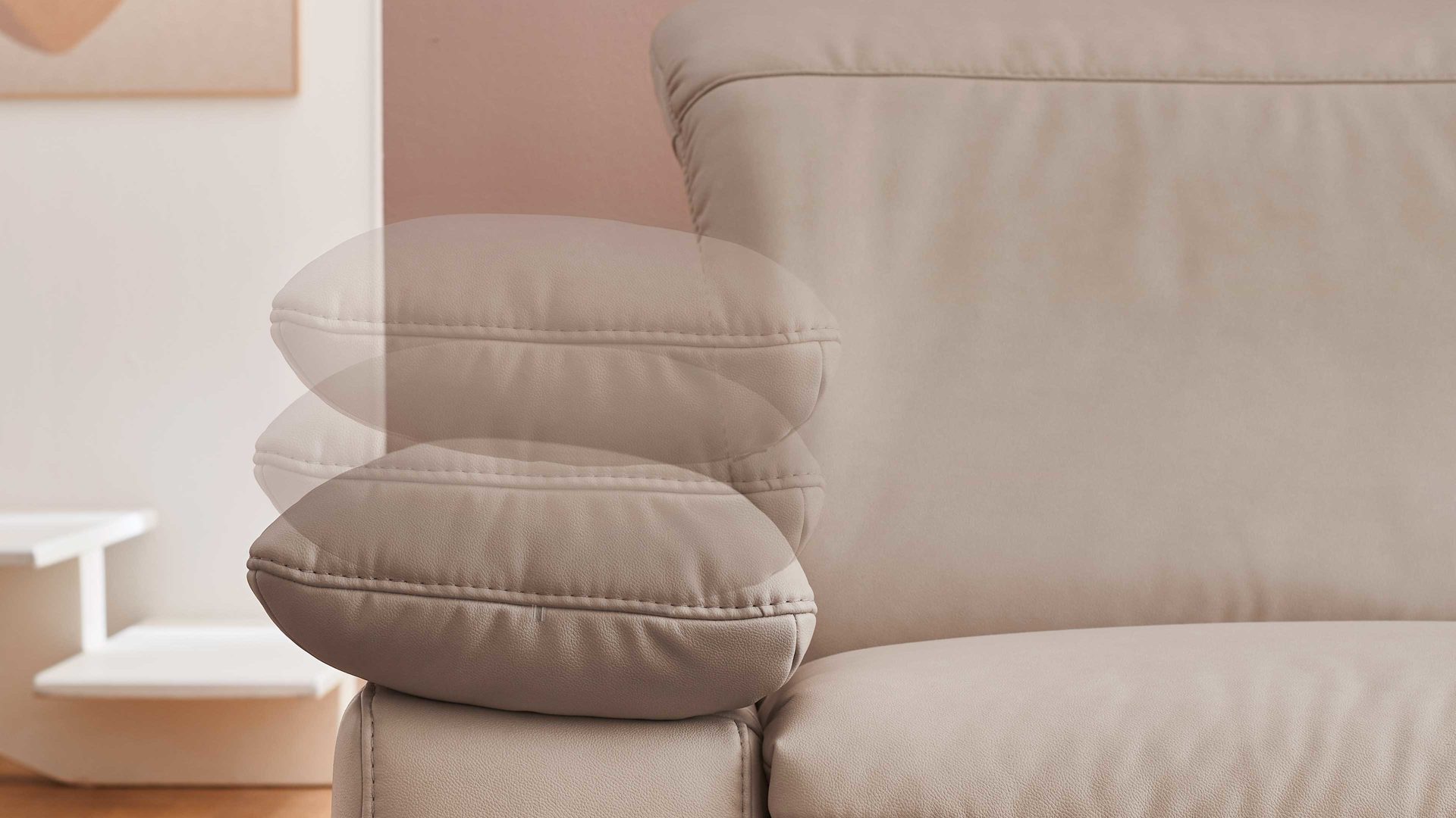 Funktion Steinpol polsteria aus Metall in Transparent Polstermöbel Serie Senturo System - Armlehnverstellung manuelle Funktion für AT2