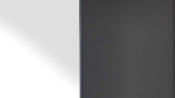 Kleiderschrank Staud aus Holz in Dunkelgrau STAUD Schwebetürenschrank Sinfonie Plus Vulkan & Grauspiegel – drei Türen, Breite ca. 298 cm