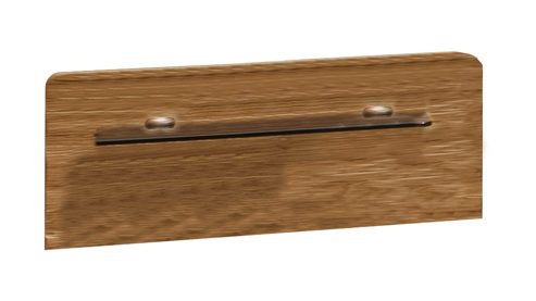 Paneel Wiemann | oeseder aus Holz in Holzfarben WIEMANN Schlafzimmerserie Cadiz - Paneel-Set Riffholz & Rauchglas - zweiteilig, Breite je ca. 60 cm