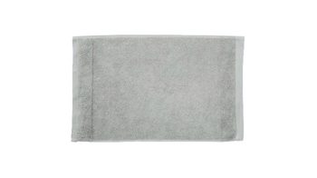 Gästehandtuch Interliving aus Naturfaser in Hellgrau Interliving Handtuch Serie 9108 - Gästehandtuch silberfarbene Baumwolle - ca. 30 x 50 cm