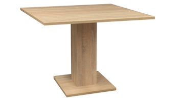 Auszugtisch Mäusbacher aus Holz in Holzfarben Tischserie Tip & Tap Eiche sägerau - ca. 80-120 x 80 cm