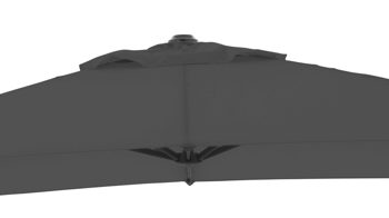 Sonnenschirm Doppler® aus Kunstfaser in Anthrazit doppler® Pendel-Sonnenschirm Basic anthrazitfarbene Bespannung – ca. 245 x 245 cm