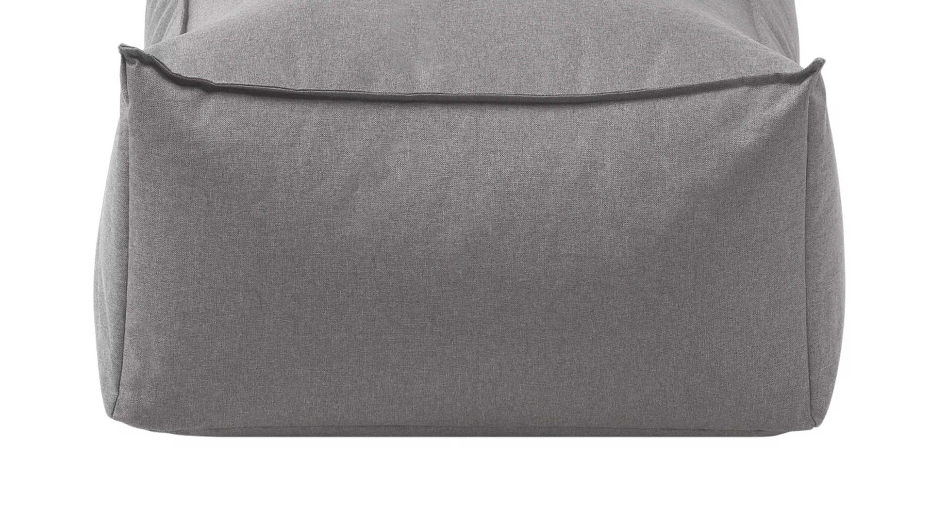 Sitzsack-Sessel Blomus aus Kunstfaser in Grau blomus Outdoor Lounge-Sitzsack Stay steinfarbene Kunstfaser – Länge ca. 120 cm