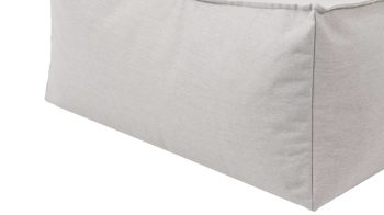 Sitzsack-Hocker Blomus aus Kunstfaser in Weiß blomus Outdoor Lounge-Hocker Stay wolkenfarbene Kunstfaser – ca. 60 x 60 cm
