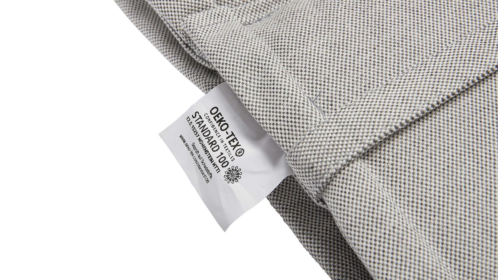 Polsterauflage Kettler aus Kunstfaser in Dunkelgrau KETTLER Auflagen Serie Smell - Hochlehner-Auflage dunkelgrauer Bezug 8003 - ca. 50 x 123 cm