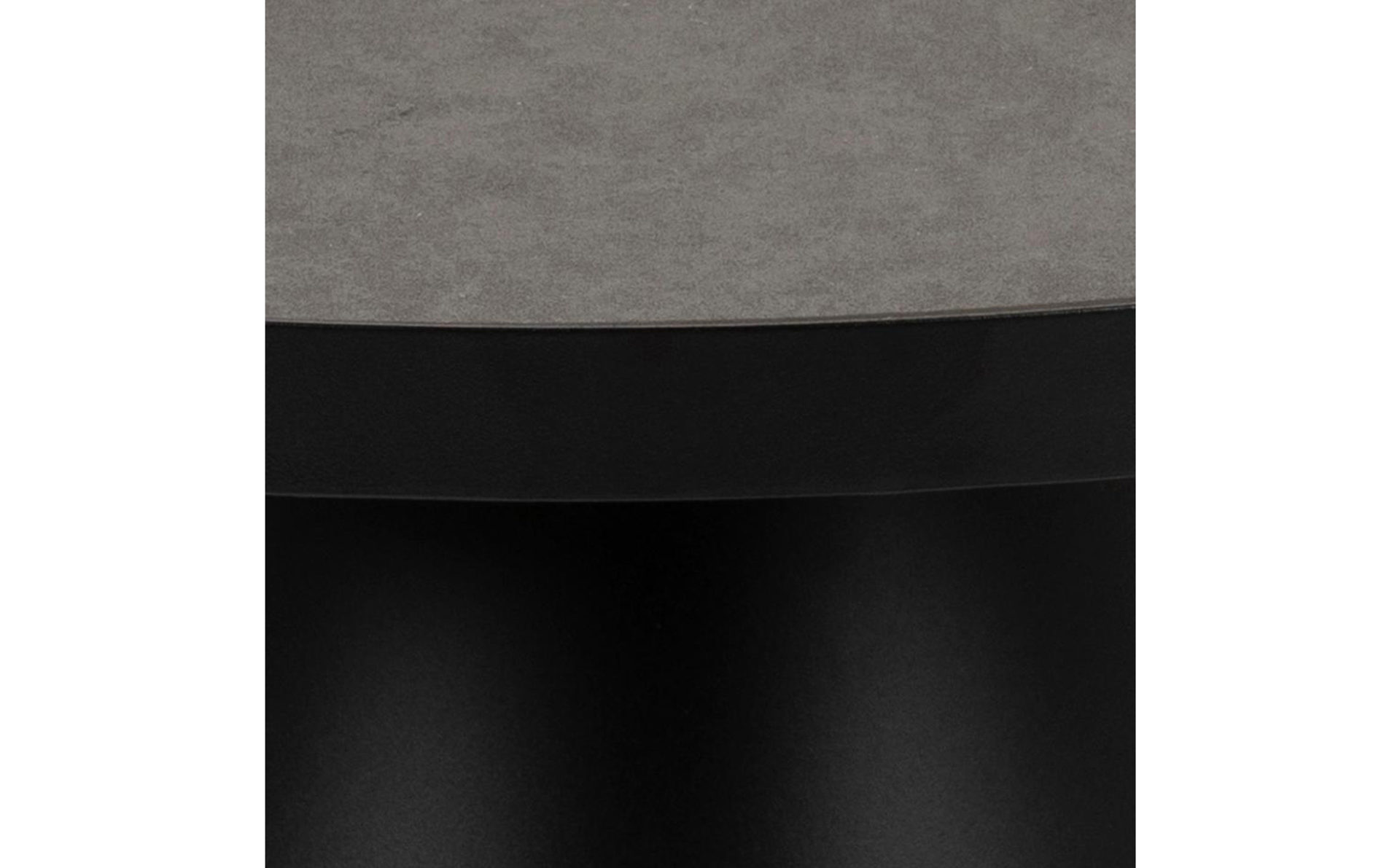 Couchtisch Actona group aus Glas in Schwarz Couchtischserie Soli Schwarz & Schwarz - ca. 46 x 45 cm