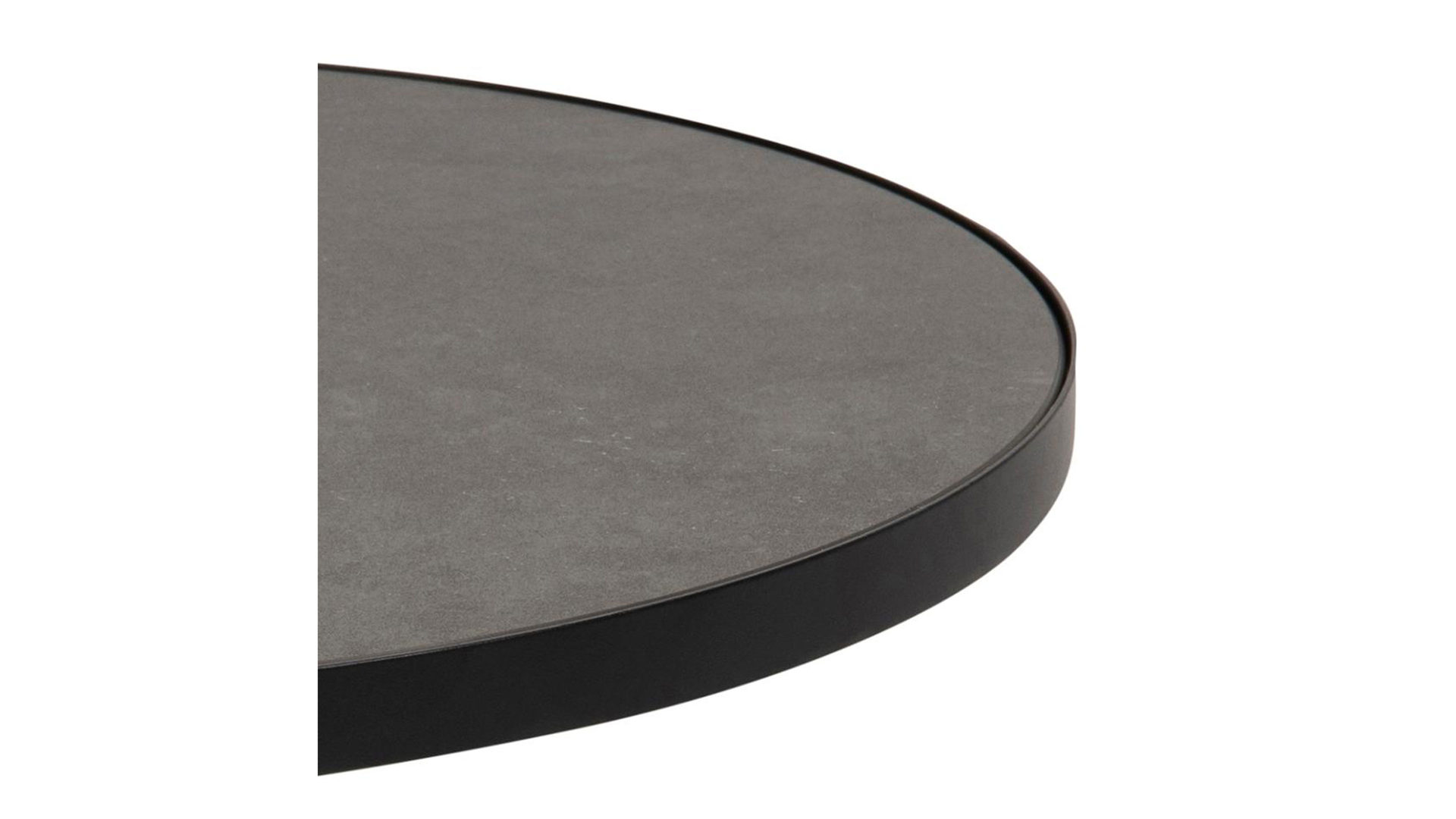 Couchtisch Actona group aus Glas in Schwarz Couchtischserie Soli Schwarz & Schwarz - ca. 86 x 40 cm