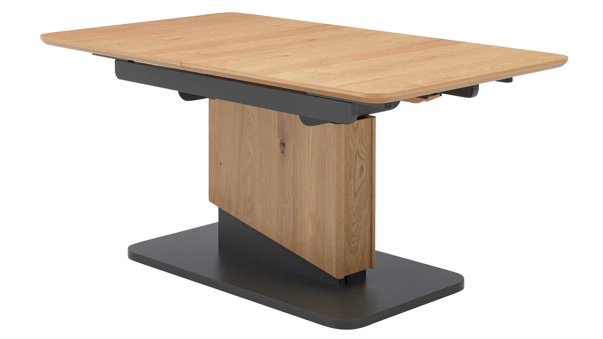 Couchtisch Interliving aus Holz in Holzfarben Interliving Couchtisch Serie 6223 - Couchtisch Wildeiche & Graphitschwarz - ca. 120 x 70 cm