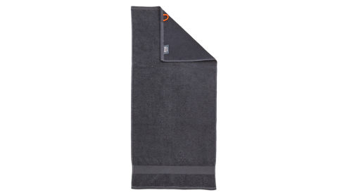 Handtuch Done.® aus Stoff in Anthrazit done.® Handtuch Deluxe für Ihre Heimtextilien anthrazitfarbene Baumwolle – ca. 50 x 100 cm
