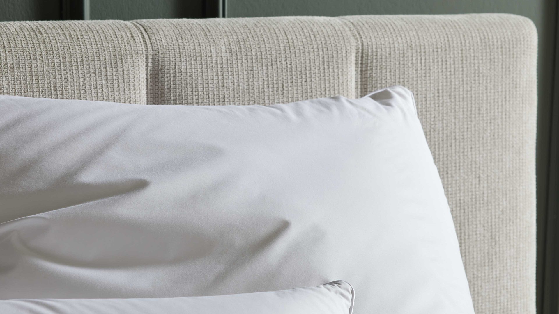 Kopfkissen Interliving aus Stoff in Weiß Interliving Kopfkissen Serie 9204 70 % Federn & 30 % Daunen, ca. 1.100 g - ca. 80 x 80 cm