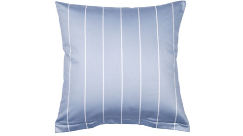 Bettwäsche-Set Janine® aus Naturfaser in Mittelblau Janine Bettwäsche-Set Perlblau - ca. 155 x 220 cm