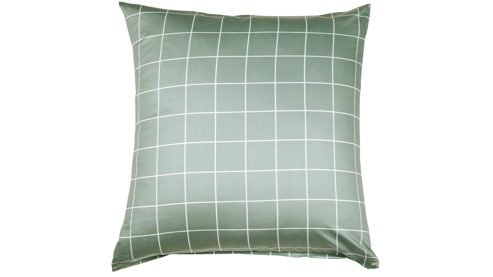 Bettwäsche-Set Janine® aus Naturfaser in Smaragd Janine® Bettwäsche-Set Salbeigrün - ca. 135 x 200 cm