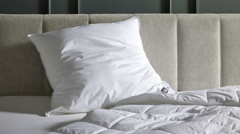 Bettdecke Interliving aus Stoff in Weiß Interliving Betten-Set Serie 9210 - Faserkissen und -decke Fasern, zweiteilig - ca. 135 x 200 cm