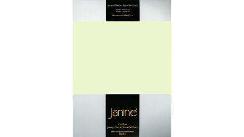 Spannbettlaken Janine® aus Stoff in Hellgrün Janine® Spannbettlaken Limone – ca. 100 x 200 cm