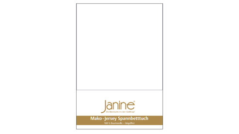 Spannbettlaken Janine® aus Stoff in Weiß Janine® Spannbettlaken Weiß - ca. 100 x 200 cm