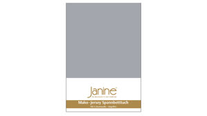 Spannbettlaken Janine® aus Stoff in Metallfarben Janine® Spannbettlaken Platin - ca. 200 x 200 cm