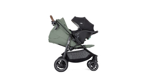 Allison gmbh aus Kunststoff Metall Stoff in Oliv JOIE Buggy Litetrax PRO Dessin Laurel (olivgrün) - inklusive Regenverdeck