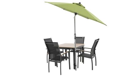 Sonnenschirm-Ständer Doppler® aus Kunststoff in Schwarz doppler 85199TF Table-Fix Halterung für Sonnenschirme für runde und eckige Profile, Durchmesser 22 - 44 mm