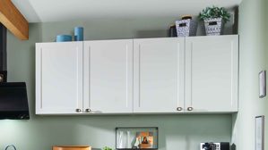 Einbauküche Express küchen aus Holz in Weiß EXPRESS KÜCHEN Einbauküche Home mit Einbaugeräten Weiß - Länge ca. 390 cm