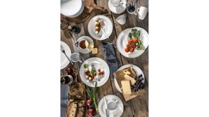 Kombiservice Seltmann aus Porzellan in Weiß Seltmann Kombiservice Beat, Service 36-tlg. weißes Porzellan – 36-teilig