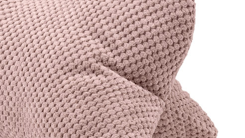 Einzelkissen Gözze aus Stoff in Rosa Ambiente Trendlife by GÖZZE Lesekissen Sven Altrosa - ca. 40 x 25 cm