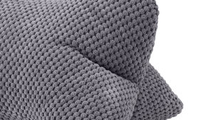 Einzelkissen Gözze aus Stoff in Anthrazit Ambiente Trendlife by GÖZZE Lesekissen Sven Anthrazit - ca. 40 x 25 cm